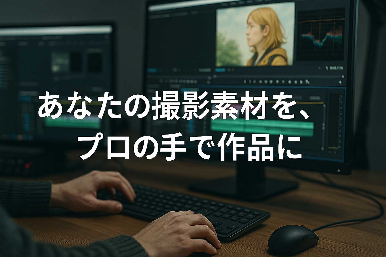 あなたの撮影素材を、プロの手で作品に／メディアプロモーション合同会社